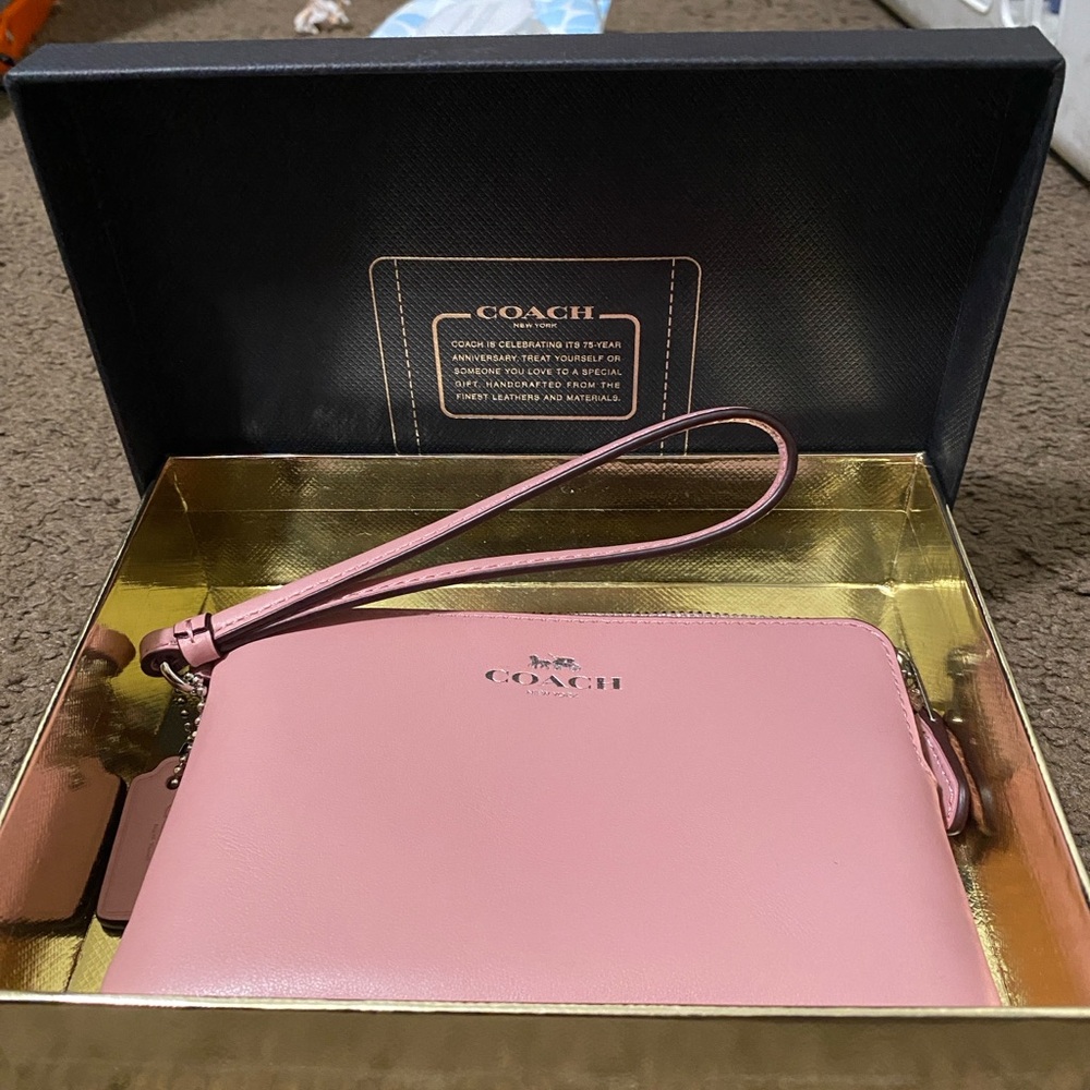 Coach Blush Pink Wristlet